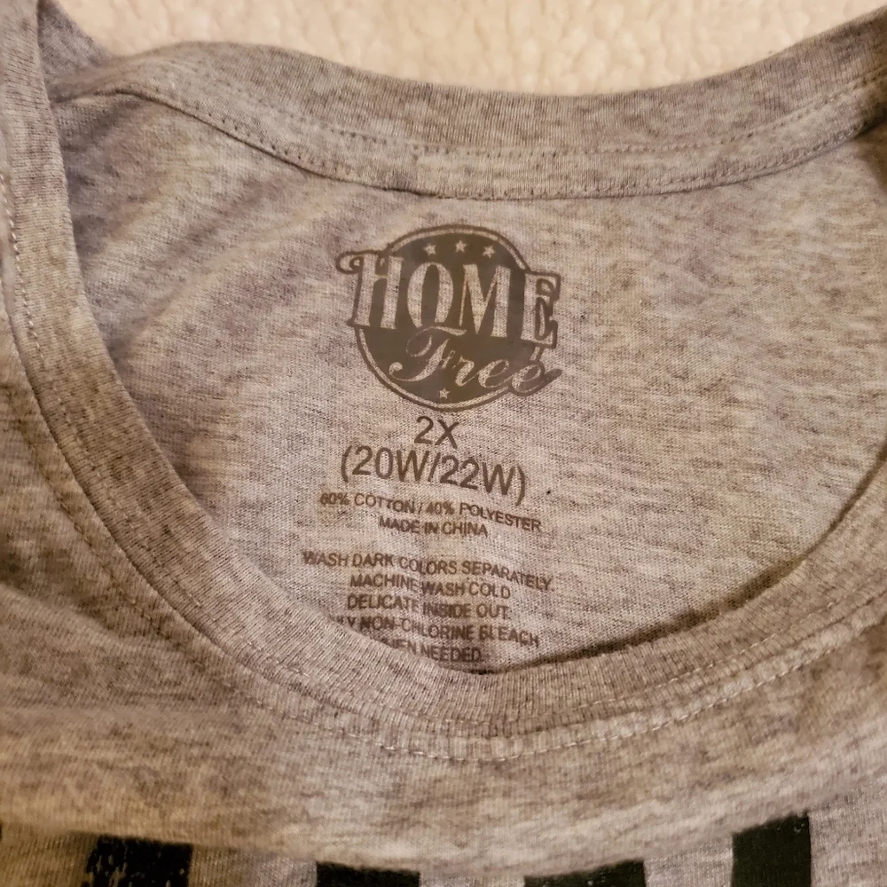 Womens Tennessee born and raised long sleeved gray 2x t-shirt - Picture 4 of 8